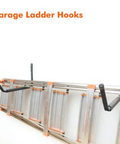 Heavy Duty Garage Indoor Kayak Storage Hooks Hanger, Wall Mounted Utility Hanging Cradle Rack for Canoe Paddle Board, Surfboard,Snow Board,Ski Board, Ladder, Folding Chairs, Bicycle and Tools(4 Pack, 10 61q1yE2B4TuL