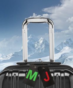 Luggage Tag Initial Bag Tag - Fully Bendable Tag w/Stainless Steel Loop A ( Green) 8 61qo7SnRavL