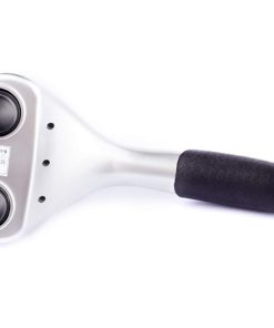 Healthstar Double Head Electric Full Body Massager for Head, Neck, Shoulder, Back, Leg and Foot -Handheld Percussion Massage, 5 Replaceable Massaging Heads Grey 17 61qwAK750HL