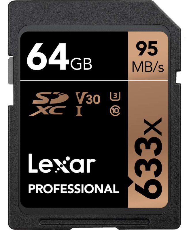 Lexar Professional 633x 64GB SDXC UHS-I Card - $14.95