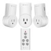 Etekcity Upgraded Remote Control Outlet Wireless Light Switch for Household Appliances, Plug and Go, Up to 100 ft. Range, FCC Certified, ETL Listed, White (Learning Code, 3Rx-1Tx) - $75.00