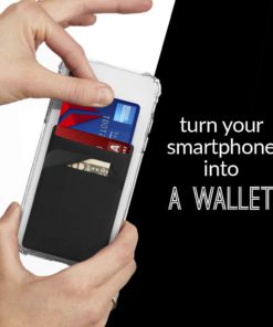 EMERGE - PHONE CARD HOLDER - Universal - Stick on Wallet - Neoprene - Black 7 61rzJb2AcKL