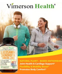 Glucosamine with Chondroitin Turmeric MSM Boswellia - Joint Pain Relief Supplement - Anti-Inflammatory & Antioxidant Pills by Vimerson Health for Your Back, Knees, Hands - Natural & Non-GMO - 90 Caps 11 61s1Az0pKXL