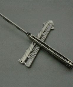 Deluxe Metal Practice Balisong Butterfly Comb Trainer 7 61s1k5JYnoL. SL1000