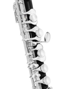 Black Resin Piccolo Key of C With Silver Plated Keys Hard Case Fingering Chart, Cleaning Rod, Cloth, Swab and Gloves 9 61tpU6lsGBL