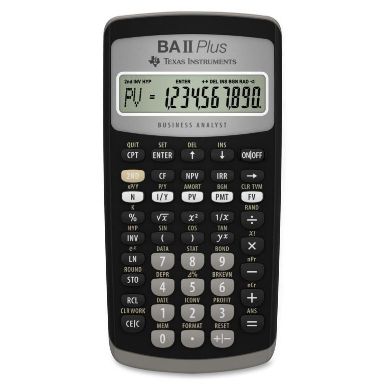 Texas Instruments BA II Plus Financial Calculator small - $35.95