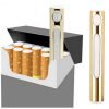 [1 Pack] Gold USB Charger Electric Lighter - Nacodex Rechargeable USB Lighter, USB Cigarette Lighter Portable Rechargeable ([1 Pack] Gold)