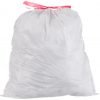 AmazonBasics 13-Gallon Tall Kitchen Trash Bag with Draw String, 0.9 mil, White, 300-Count - $34.95