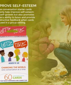 Letz Talk Conversation Starter Card Game for Kids 9-12 - Builds Confidence, Therapy Games 12 61wbKegBDVL