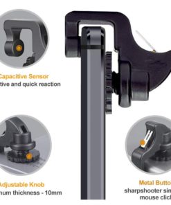 Mobile Game Controller and Gamepad, Sensitive Shoot and Aim Trigger Fire Buttons L1R1 for Fortnite/PUBG Mobile/Knives Out/Rules of Survival, Mobile Gaming Joysticks for Android IOS Phones 12 61wjNPZpP9L