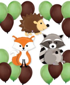 Big Dot of Happiness Woodland Creatures - Baby Shower or Birthday Party Balloon Kits (Original Version) Original Version