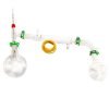 Dinglab,500ml Chemistry Lab Glassware Kit,Glass Distilling,Distillation Apparatus,24/40