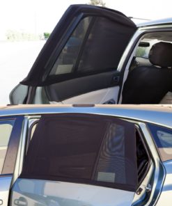 Alternative view of OxGord Back Window Car Sun Shade for Baby (Pack of 2) Universal Fit Air Mesh Screen Sunshade Cover fits Most Cars & SUVs