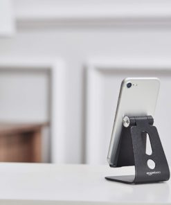 AmazonBasics AMZ-ACPS-BK Adjustable Cell Phone Stand for iPhone and Android, Black 13 711coa5ct5L