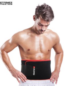 Reformer Athletics Waist Trimmer Ab Belt Trainer for Faster Weight Loss. Includes Free Fully Adjustable Impact Resistant Smartphone Sleeve for iPhone X, 8 and iPhone 8 Plus 14 712BNvVqqWiL