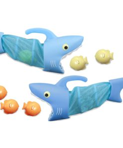 Melissa & Doug Sunny Patch Spark Shark Fish Hunt Pool Game With 2 Nets and 6 Fish to Catch 6 712BtJNjIuPL