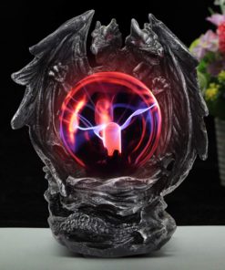 ANQIA Plasma Ball Lamp Touch Sensitive,Party Magical Electrostatic Red Color Crystal Ball for Christmas (Evil Dragon) Evil Dragon 11 712BxNc1TImL