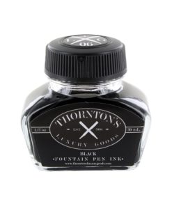 Alternative view of Thornton's Luxury Goods TLG-IB01 Fountain Pen Ink Bottle, 30ml - Black