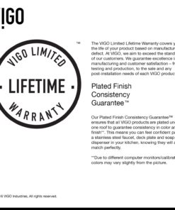 VIGO VG02001ST Edison Brass Single Handle Pull Down Sprayer Kitchen Sink Faucet, Centerset Single Hole Faucet, Swivel Head Design, Plated Stainless Steel Finish 17 715nIKqQvCL