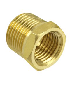 3/4" NPT to 1/2" Pipe Bushing Adapter Convert 1/2 Male to 3/4 Male Solid Brass Water Gas Air Hydraulic