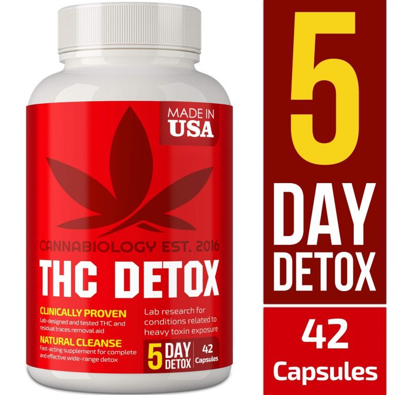 THC Detox Made in USA - BIO-Cleanse - Liver Detox, Urinary Tract & Kidney Cleanse - 5 Day Detox - Broad-Spectrum Toxin Cleanse - Natural THC Remover - Milk Thistle, Cranberry - Vegetarian Capsules