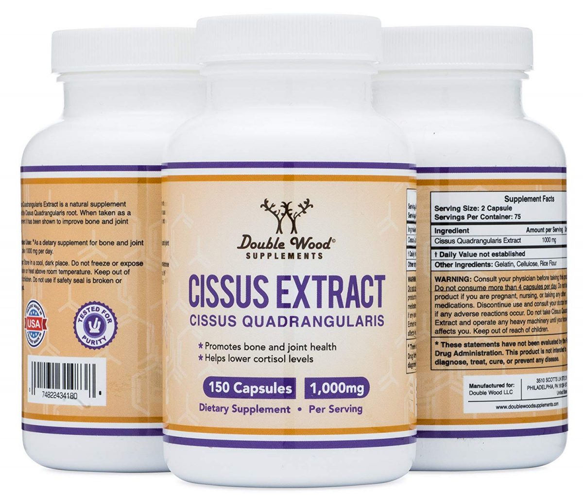 Cissus Quadrangularis Super Extract, 150 Capsules, Made In The USA