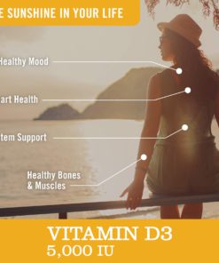 NatureWise Vitamin D3 5,000 IU for Healthy Muscle Function, Bone Health and Immune Support, Non-GMO in Cold-Pressed Organic Olive Oil,Gluten-Free, 1-year supply, 360 count 13 7184xcMRLfL