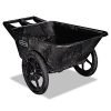 Rubbermaid Commercial Products FG564200BLA Plastic Yard Cart, 7.5 cu. feet 300 lbs/7.5 Cu. Ft./Big Wheels 15 718kG7DBjUL