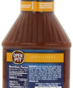Open Pit Barbecue Sauce, Original, 18 Ounce (Pack of 6) 18 Ounce (Pack of 6) 6 719hW4C2BVhL