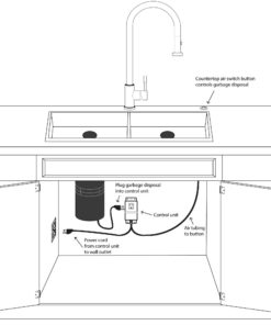 Geyser (GA9-B) Brushed Nickel Garbage Disposal Air Switch Unit 9 719zcQJhLlL
