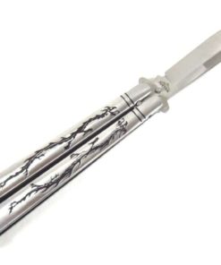 Alternative view of Deluxe Dragon Metal Steel Practice Balisong Butterfly Knife Trainer
