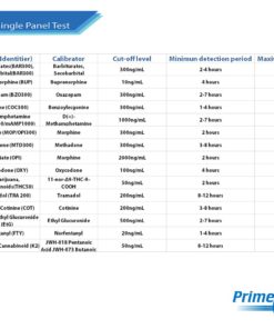 Alternative view of Prime Screen Alcohol ETG Urine Test - at Home Rapid Testing Dip Card Kit - 80 Hour Low Cut-Off 300 ng/mL - WETG-114 (5) 5