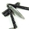 Icetek Sports Damascus Practice Metal Practice Balisong Butterfly Knife Martial Arts Trainer - $18.99