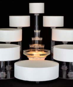 Alternative view of 8 Tier Cascade Wedding Cake Stand (STYLE R800)
