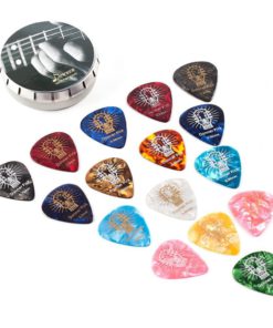 Donner Celluloid Guitar Picks 16 Pack Includes Thin, Medium, Heavy & Extra Heavy Gauges 10 71F139LzbNL