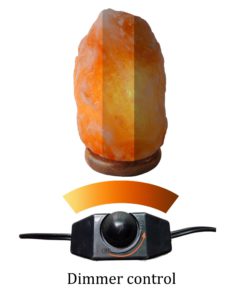 Small Salt Rock Lamp, Amoystone Natural Himalayan Salt Lamps with UL Dimmer Cord & Bulbs, 6-7 inch 3-4lbs Wooden Base Gift Box 13 71FjGtj8cuL