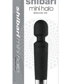 Alternative view of Shibari Mini Halo,"The Original" Compact Power Wand Massager, Wireless, 20x Multi-speed Vibrations (Black)