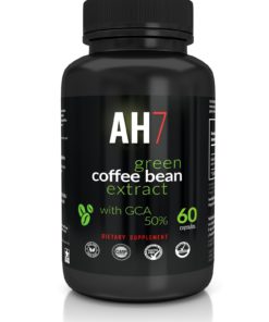 Green Coffee Beans Extract By AH7 - Weight Loss Supplement for Men and Women - 100% Pure Highest Quality Antioxidant with GCA 50% Chlorogenic Acid, 60 Capsules, Made In USA, Buy Now! - $13.95