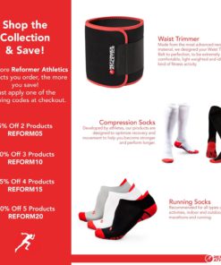 Reformer Athletics Waist Trimmer Ab Belt Trainer for Faster Weight Loss. Includes Free Fully Adjustable Impact Resistant Smartphone Sleeve for iPhone X, 8 and iPhone 8 Plus 15 71Hg4tvWTWL