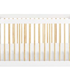 Babyletto Lolly 3-in-1 Convertible Crib with Toddler Rail, White/Natural White and Natural 13 71J2gFWAUrL