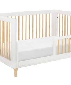 Babyletto Lolly 3-in-1 Convertible Crib with Toddler Rail, White/Natural White and Natural 15 71JOAxUcRIL