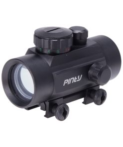 Alternative view of Pinty Reflex Red Green Dot Sight Scope with Flip Up Lens Cover Cap & 20mm Mount Obj. 30mm