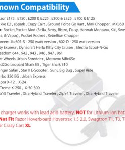 Razor Battery Charger for the e200, e300, PR200, Pocket Mod, Sports Mod, and Dirt Quad 13 71K9H8SGhcL