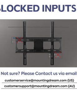 Mounting Dream TV Mount Full Motion with Perfect Center Design for 26-55 Inch LED, LCD, OLED Flat Screen TV, TV Wall Mount Bracket with Articulating Arm up to VESA 400x400mm, 60 lbs MD2377 21 71OqujSibNL