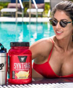 BSN SYNTHA-6 Whey Protein Powder, Micellar Casein, Milk Protein Isolate, Chocolate Milkshake, 48 Servings (Packaging May Vary) 18 71Owtf9jZSL