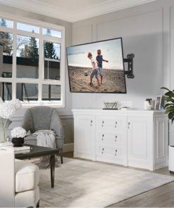 Alternative view of Mounting Dream TV Mount Full Motion with Perfect Center Design for 26-55 Inch LED, LCD, OLED Flat Screen TV, TV Wall Mount Bracket with Articulating Arm up to VESA 400x400mm, 60 lbs MD2377