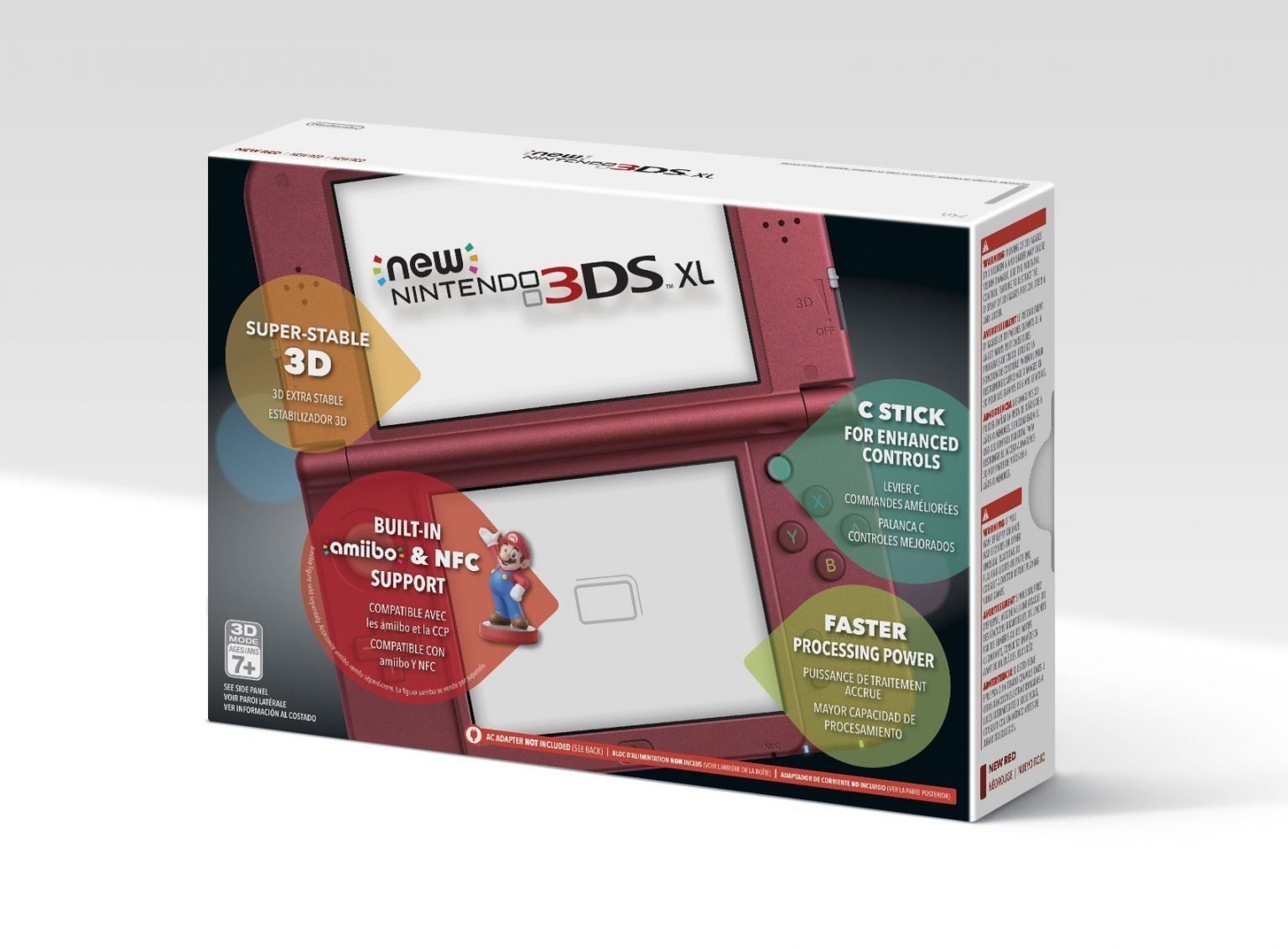 Nintendo New 3DS Xl Red [Discontinued] Swiftsly
