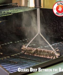 Alpha Grillers BBQ Grill Brush. Stainless Steel Bristles, 18 Inch Long Tools. Best Cleaner for A Weber Barbecue 14 71Pn7xZopGL