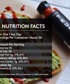 TRUFF Hot Sauce, Gourmet Hot Sauce with Ripe Chili Peppers, Black Truffle, Organic Agave Nectar, An ultra unique Flavor Experience in a 6 oz Bottle 16 71Q6R4 PVaL