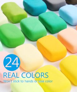 Sago Brothers Modeling Clay Air Dry Ultra Light Molding Magic Clay 24 Colors, Best Kids Gifts Ever 24 Pack 9 71SvnSPPqmL